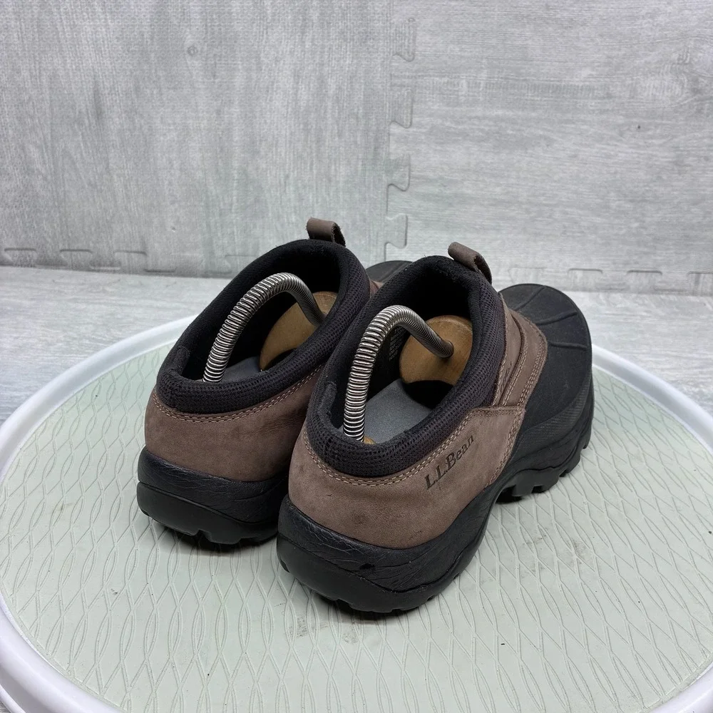 LL Bean Storm Chaser Tek 2.5 Shoes Mens 8 Brown Leather Waterproof Mocs 290592